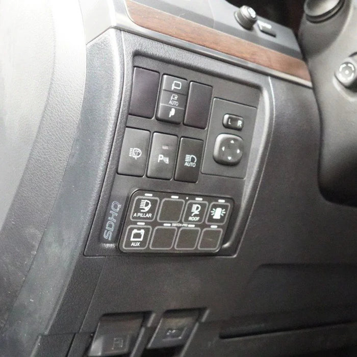 200 Series Toyota Land Cruiser SDHQ Built Complete Switch Pros Kit Installed Keypad Mount Display 