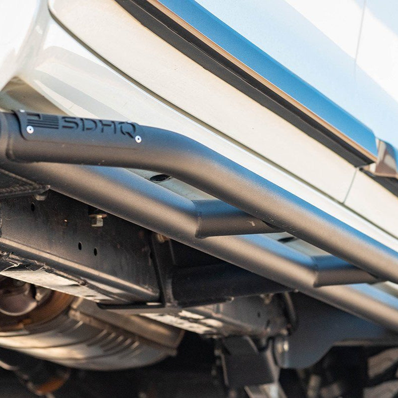 '08-21 200 Series Toyota Land Cruiser SDHQ Built Rock Sliders Underneath installed display