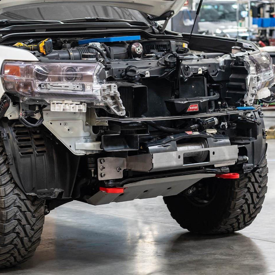 '08-21 200 Series Toyota Land Cruiser SDHQ Built Hidden Winch Mount installation process