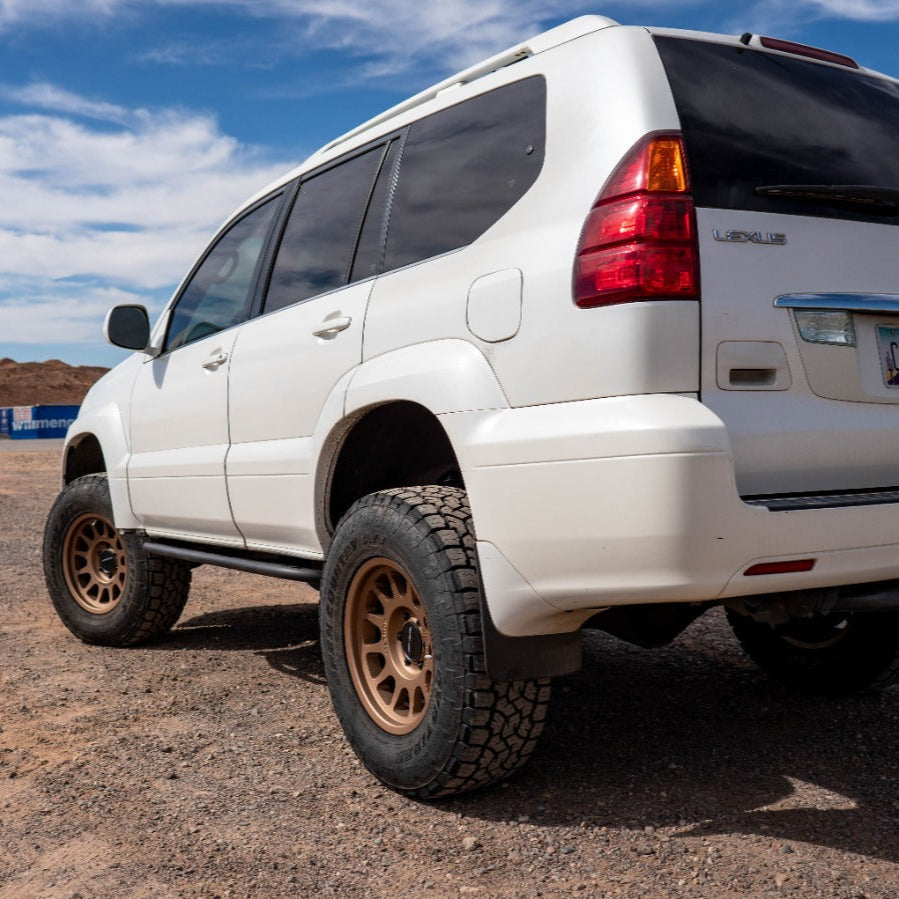 '03-09 Lexus GX470 SDHQ Built Rock Sliders display installed 