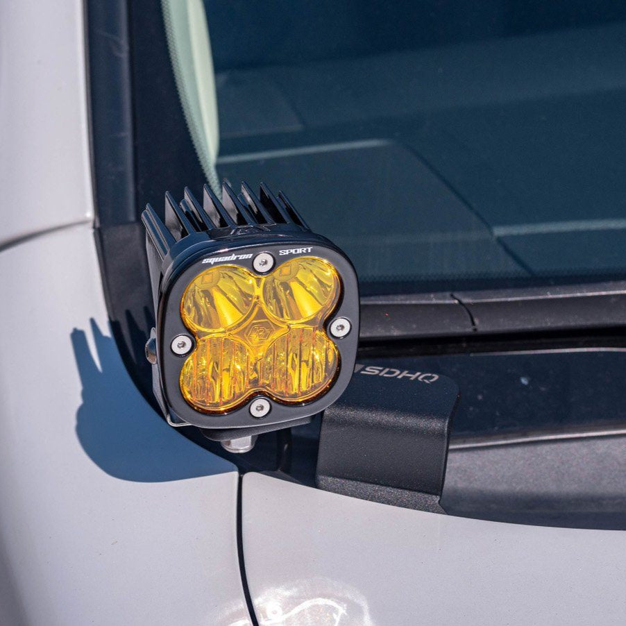 '10-Current Lexus GX460 SDHQ Built A-Pillar Light Mounts Installed Close-up Display 