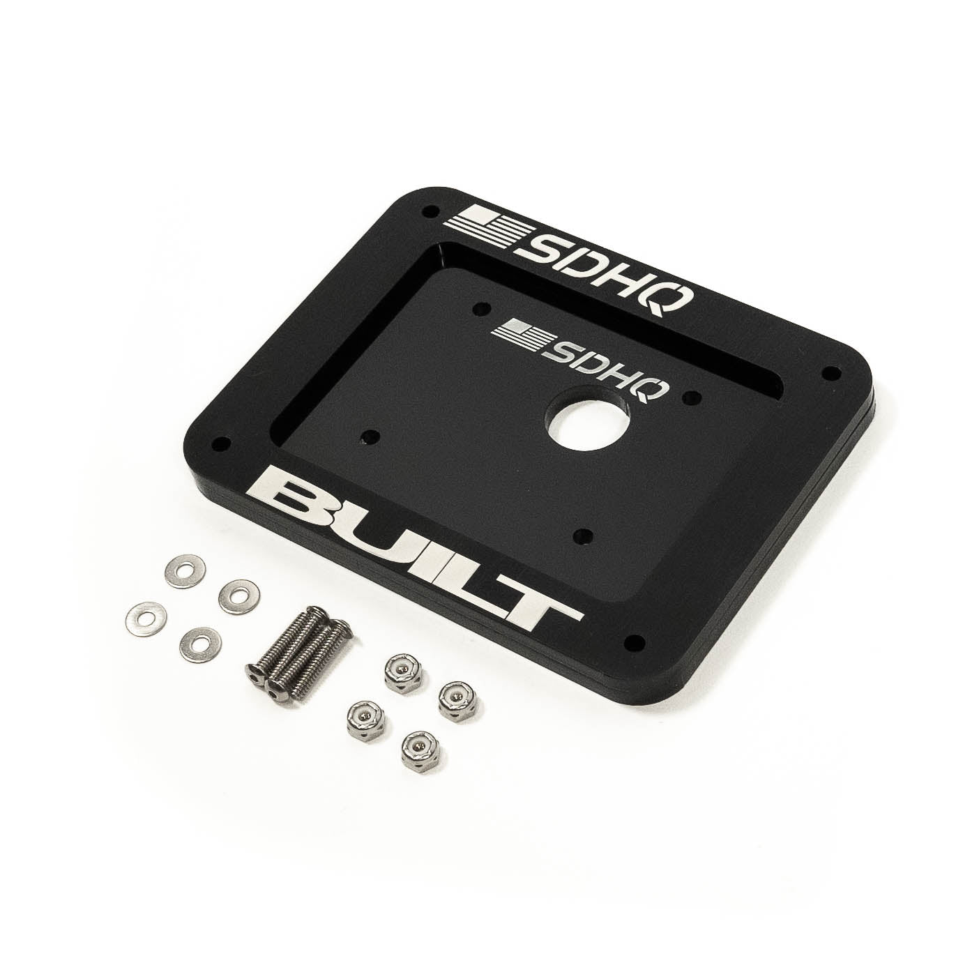 SDHQ Built Universal Switch-Pros RCR-Force-12 Keypad Mount Display of Included Parts 