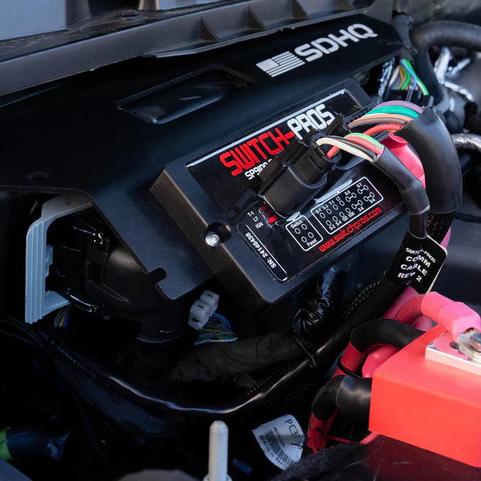 '17-Current Ford F250/350 SDHQ Built Complete Switch Pros Mounting Kit Power module mount installed display 