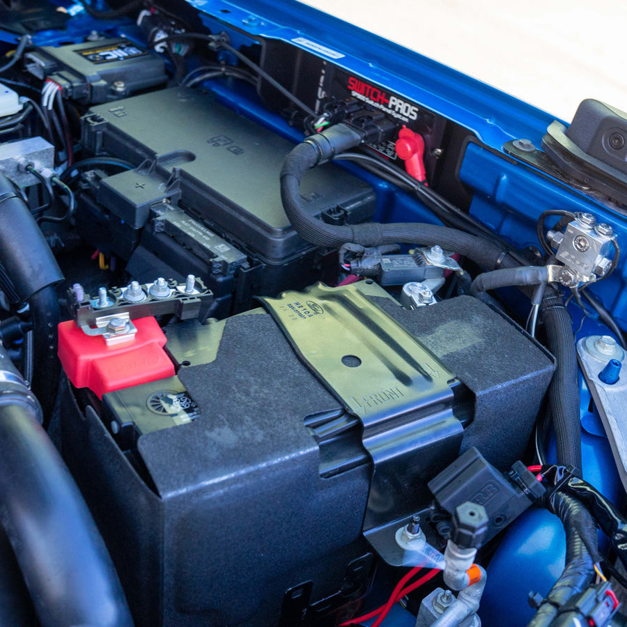 2023 Ford Bronco Raptor SDHQ Built Switch-Pros Power Module Mount Display installed 