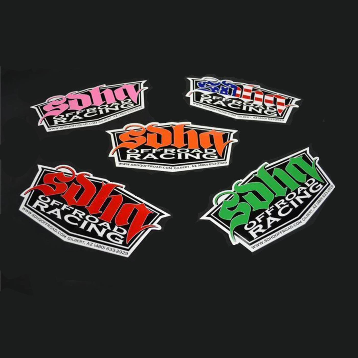 SDHQ Off Road Classic 2 Sticker Pack options