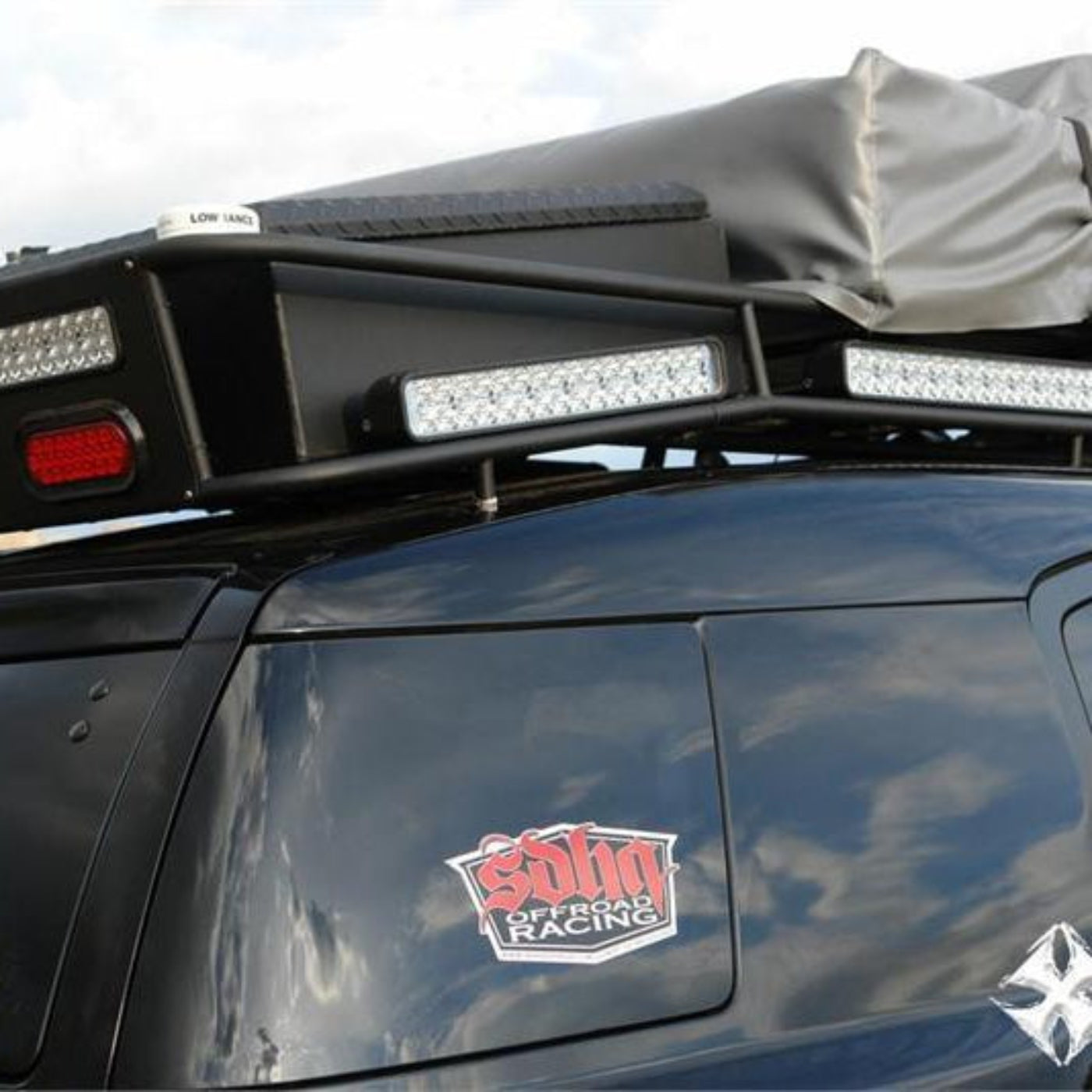 SDHQ Off Road Classic 2 Sticker Pack Display on Vehicle 
