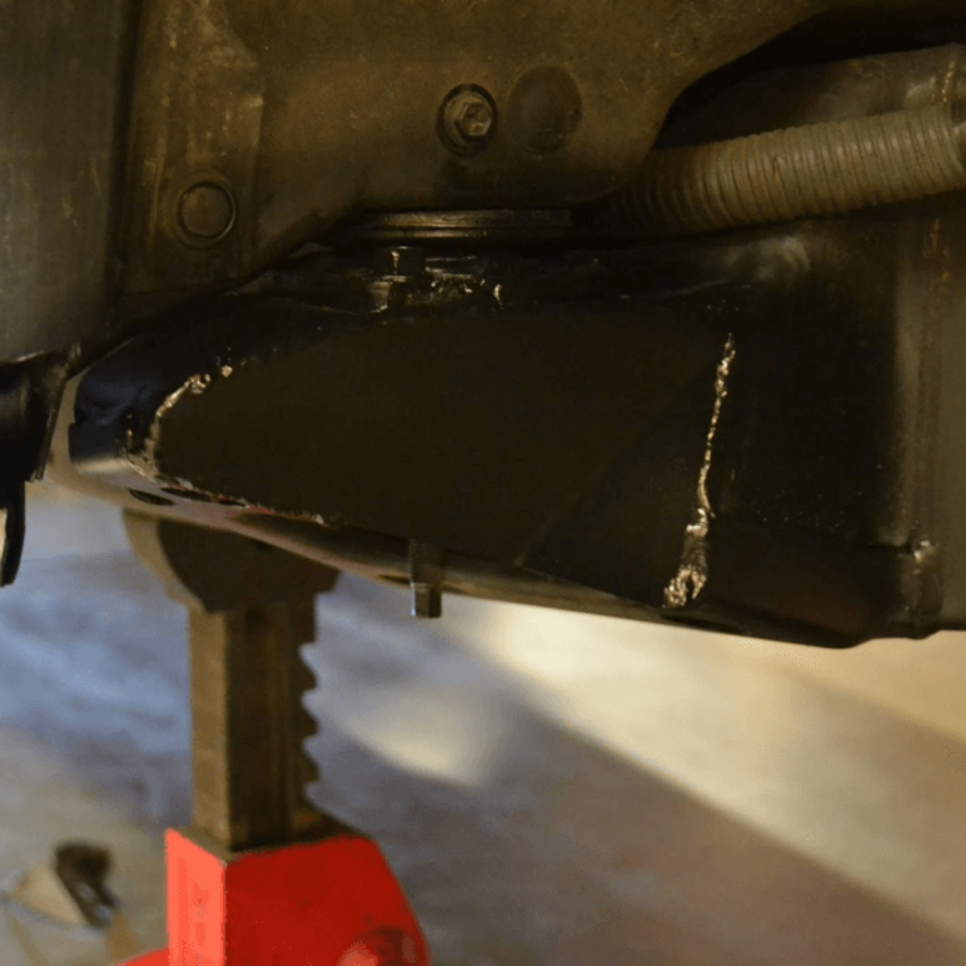 '07-21 Toyota Tundra SDHQ Built Body Mount Chop Filler Plates Fabrication after installation close-up