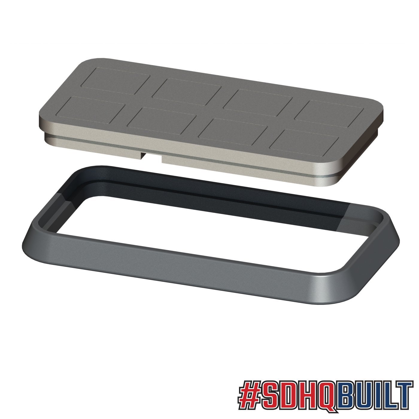 SDHQ Built Universal Switch Pros SP-9100 Keypad Flush Surface Mount Design